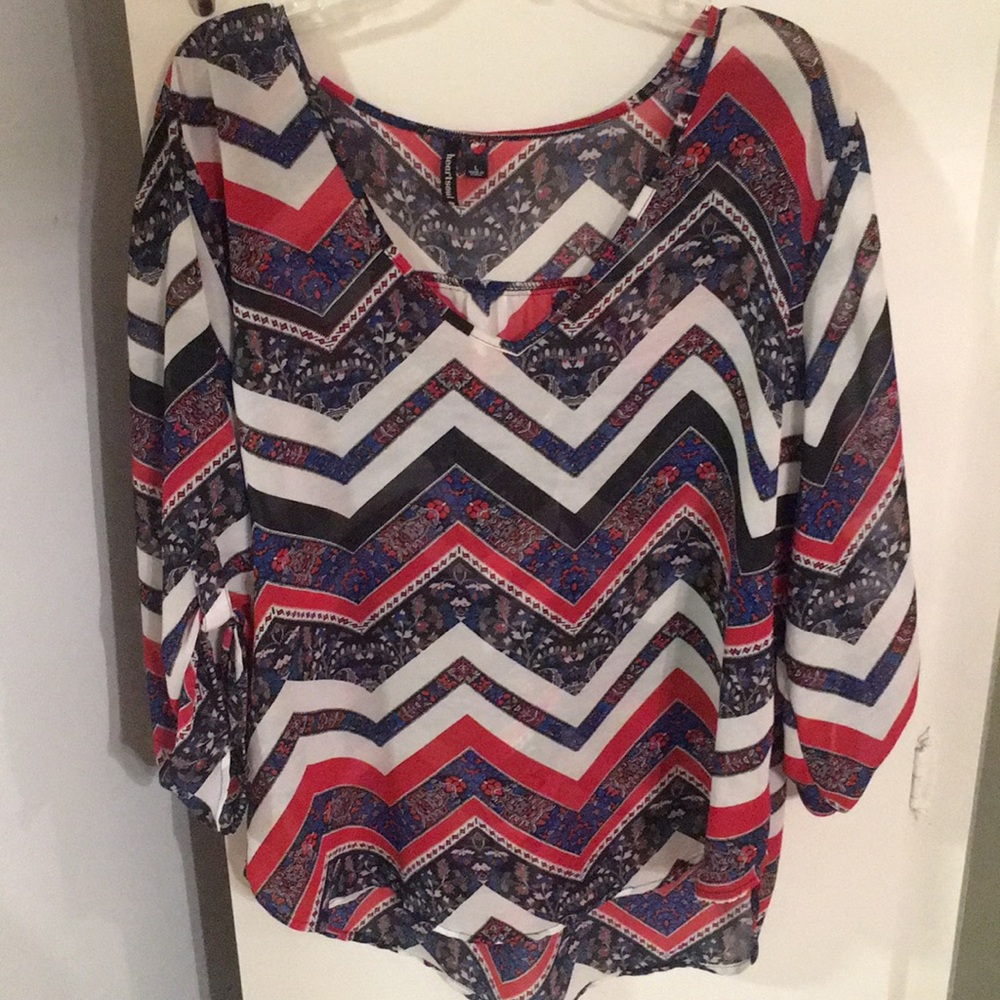 Sheer dressy top